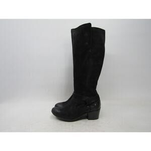 Mjus Womens Size 38 EUR Black Leather Zip Fashion Knee High Boots